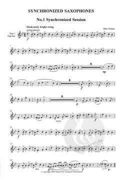 Synchronized Saxophones von Mike Walton 