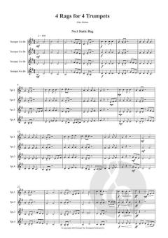 4 Rags von Mike Walton für 4 Trompeten im Alle Noten Shop kaufen