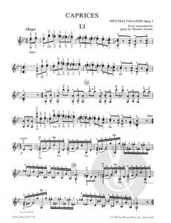 Capricen op. 1 Band 2 von Niccolò Paganini 