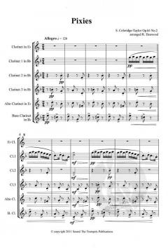 Pixies op. 64 no. 2 von Samuel Coleridge-Taylor 