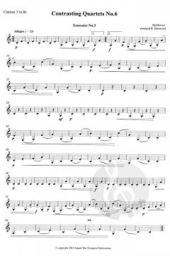 Contrasting Quartets 6 von Ludwig van Beethoven für Holzbläser Quartett im Alle Noten Shop kaufen