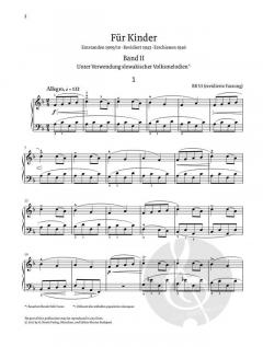 Für Kinder 2 von Béla Bartók 
