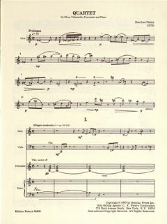 Quartett von Ross Lee Finney 