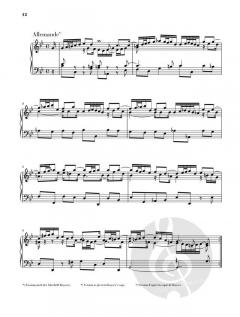 Französische Suiten BWV 812-817 von Johann Sebastian Bach 