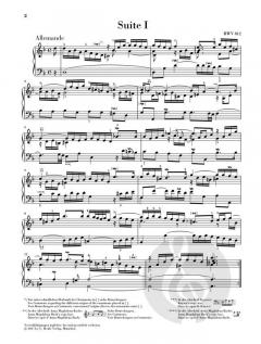 Französische Suiten BWV 812-817 von Johann Sebastian Bach 