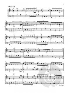 Französische Suiten BWV 812-817 von Johann Sebastian Bach 