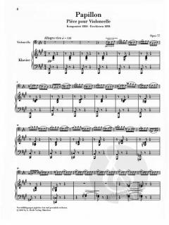 Papillon op. 77 von Gabriel Fauré für Cello und Klavier im Alle Noten Shop kaufen