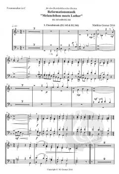 Reformationsmusik 'Melanchthon meets Luther' (Matthias Gromer) 