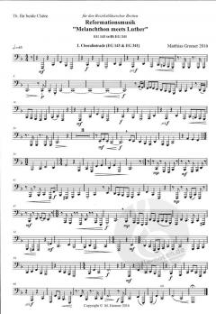 Reformationsmusik 'Melanchthon meets Luther' (Matthias Gromer) 