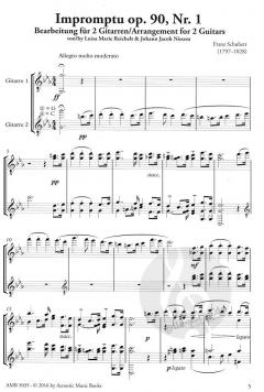 Impromptu op. 90, Nr. 1 von Franz Schubert 