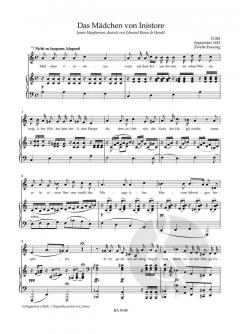 Lieder 8 von Franz Schubert 