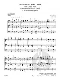 Sämtliche Orgelwerke 10: Improvisationen - Transkriptionen von Louis Vierne im Alle Noten Shop kaufen