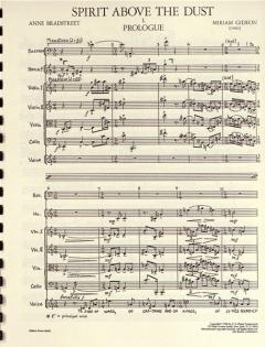 Spirit Above The Dust (Miriam Gideon) 