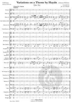 Variations on a theme by Haydn op. 56a (Johannes Brahms) 