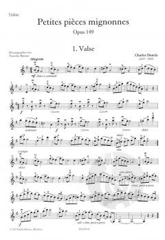 Kleine leichte Stücke op. 149 von Charles Jean-Baptiste Dancla für Violine und Klavier im Alle Noten Shop kaufen