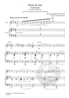 Brise du mer von Ruggero Leoncavallo 