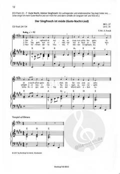 Stimmspaß mit dem kleinen Singfrosch - Klavierstimme einzeln von Stefanie Fersch 