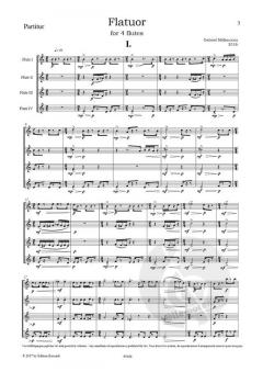 Flatuor von Gabriel Mãlãncioiu für 4 Flöten im Alle Noten Shop kaufen