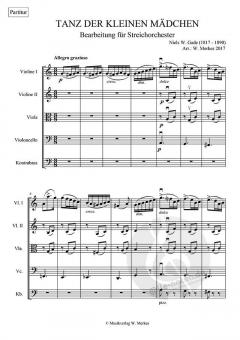 Tanz der kleinen Mädchen von Niels Wilhelm Gade 