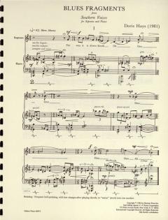 Seven Blues Fragments from Southern Voices von Doris Hays 