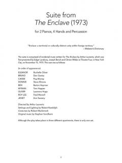 Suite from 'The Enclave' (Stephen Sondheim) 
