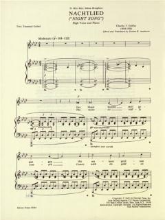Nachtlied von Charles T. Griffes 
