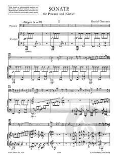 Sonate für Posaune und Klavier von Harald Genzmer im Alle Noten Shop kaufen