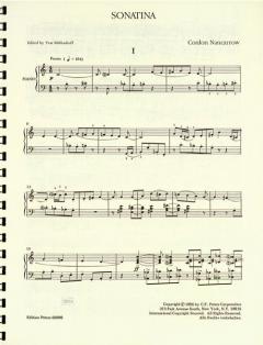 Sonatina für Klavier von Conlon Nancarrow im Alle Noten Shop kaufen