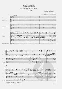 Konzert op. 25 für 2 Klarinetten und Orchester im Alle Noten Shop kaufen