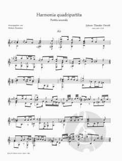 Harmonia quadripartita von Johann Theodor Herold 