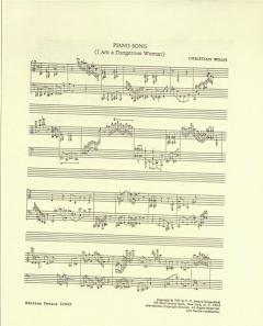 Piano Song von Christian Wolff 