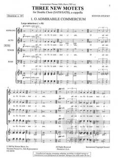3 New Motets von Stephen Stucky 