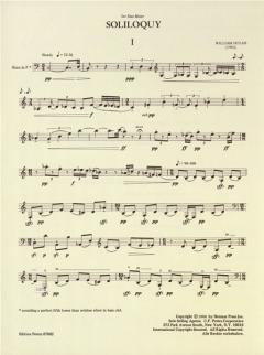 Soliloquy von William Holab für Horn (Dan Meier gewidmet)