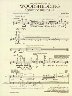 Woodshedding (Practice Makes...) von William Holab für Klarinette (Es, B, A) (Alan R. Kay gewidmet) im Alle Noten Shop kaufen
