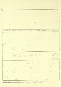 Musik für Carillon Nr. 2 und 3 von John Cage 