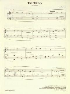 Triphony von Lou Harrison für Klavier im Alle Noten Shop kaufen (Partitur)