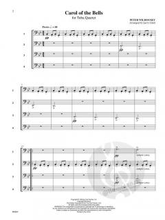 Carol of the Bells for Tuba Quartet 