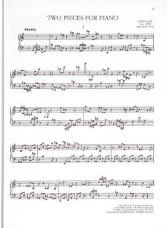 Pianoworks von John Cage 