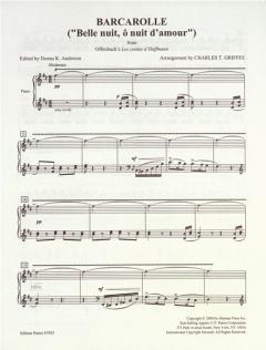 Barcarole von Jacques Offenbach 