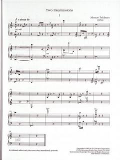 Solo Pianoworks 1950-64 von Morton Feldman 