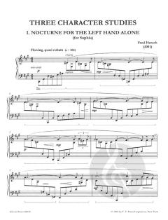3 Character Studies von Fred Hersch für Klavier im Alle Noten Shop kaufen