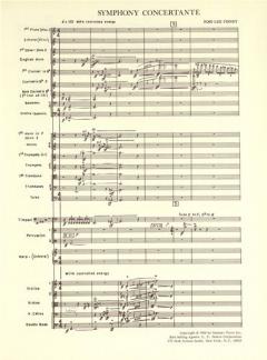Symphony Concertante von Ross Lee Finney für großes Orchester im Alle Noten Shop kaufen