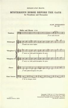Mysterious Horse Before The Gate op. 205 (Alan Hovhaness) 