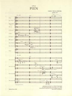 Pien Concerto von Wen-Chung Chou 