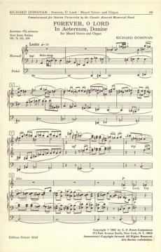 Forever, O Lord (Richard Donovan) 