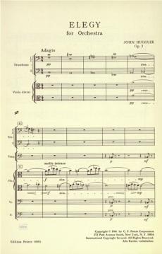 Elegy für Orchester 2 von John Huggler 