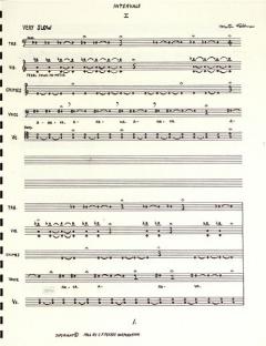 Intervals von Morton Feldman 