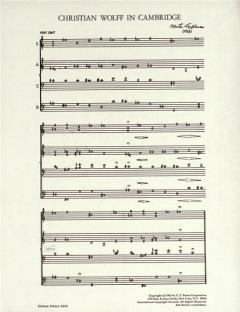 Christian Wolff in Cambridge (Morton Feldman) 