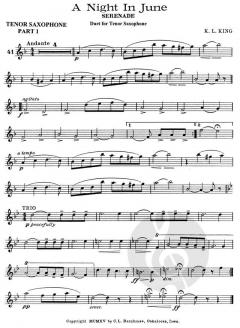 A Night in June von Karl L. King 