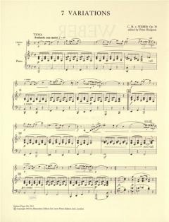 7 Variationen B op. 33 von Carl Maria von Weber 